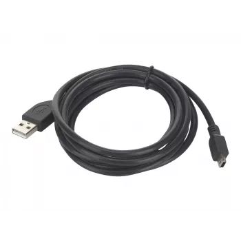Gembird 1.8m USB 2.0 A/mini-USB M USB cable USB A Mini-USB B Black