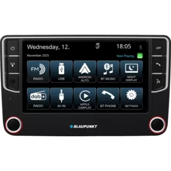2DIN samochodowy zestaw multimedialny BLAUPUNKT Wolfsburg 648 DAB z CarPlay i Android Auto