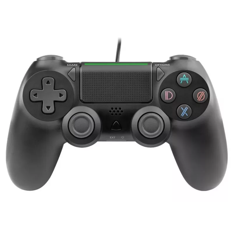 Przewodowy gamepad TRACER SHOGUN PRO Czarny — 16 przycisków, analogowo-cyfrowy, kabel 1,5 m, wibracje, PC/PS4/PS3