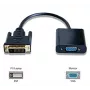 Microconnect DVIDVGA adapter kabla wideo 0,25 m DVI-D VGA (D-Sub) czarny