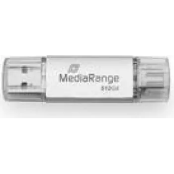 Pamięć USB MediaRange 512 GB USB 3.2 Gen 1 USB-A USB-C MR940-1