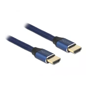 Kabel HDMI DeLOCK Ultra High Speed 48 Gbps 8K 60 Hz niebieski 1 m