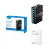 Niezarządzalny przełącznik Gigabit Ethernet PoE Cudy IG1008P — 8× Gigabit (10/100/1000), PoE, 48–57V, 20 Gbit/s, 8000 MAC, montaż na ścianie, czarny