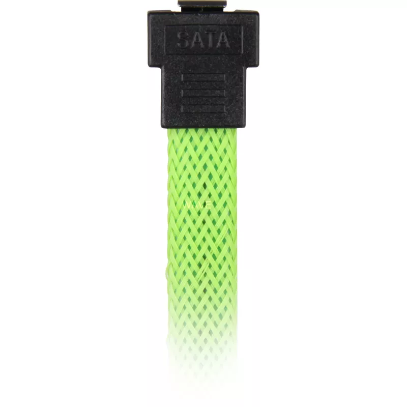 Kabel SATA Sharkoon SATA 3 0,45 m 7-pin czarny zielony