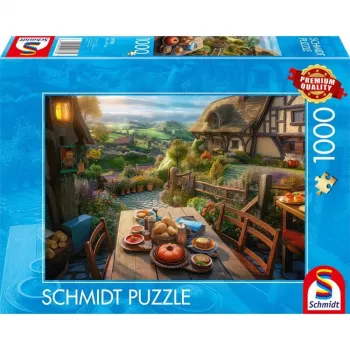 Puzzle Schmidt Spiele Breakfast with a View 1000 szt., szer. 693 mm