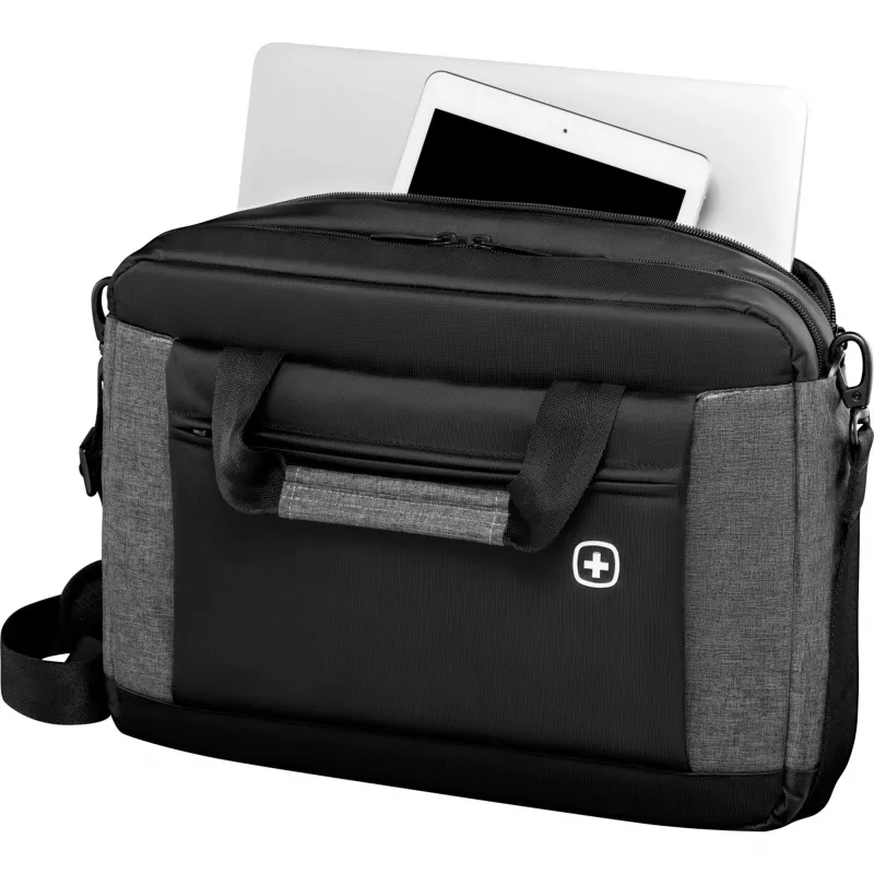 WENGER Underground Torba na notebooka na 35,8 do 39,6 cm 14,1 do 15,6 cala Toploader Tablet Laptop czarna