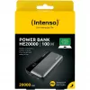 Powerbank INTENSO 7350050 — 20000 mAh, 1× USB-A + 2× USB-C, łączna moc wyjściowa 100 W, czarno-szary