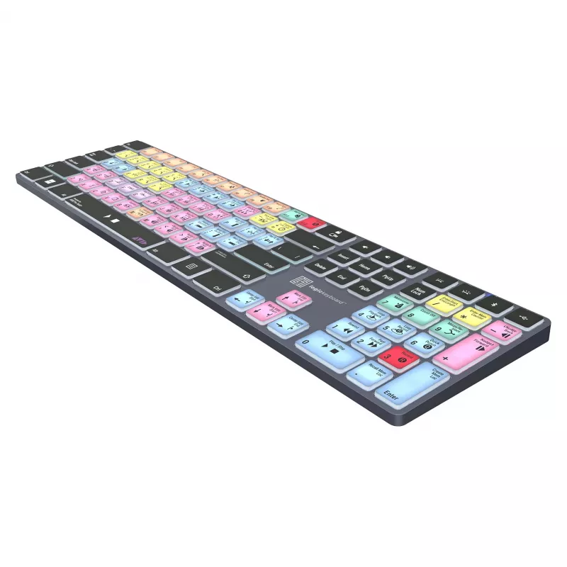 Mechaniczna pełnowymiarowa klawiatura LogicKeyboard LKB-PT-TPC, USB + Bluetooth, układ QWERTZ niemiecki, czarna