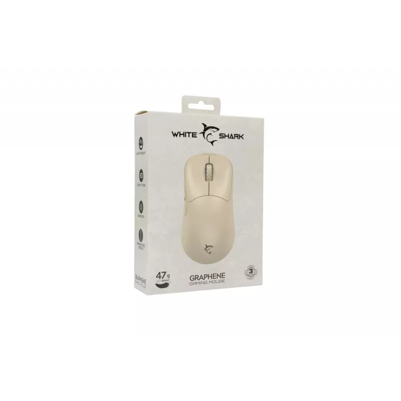Mysz White Shark GM-5014 Graphene Beige USB