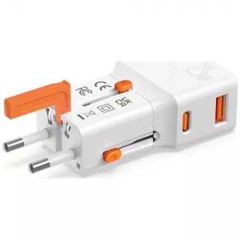 Ładowarka podróżna 25W World Travel 25W USB-C + A