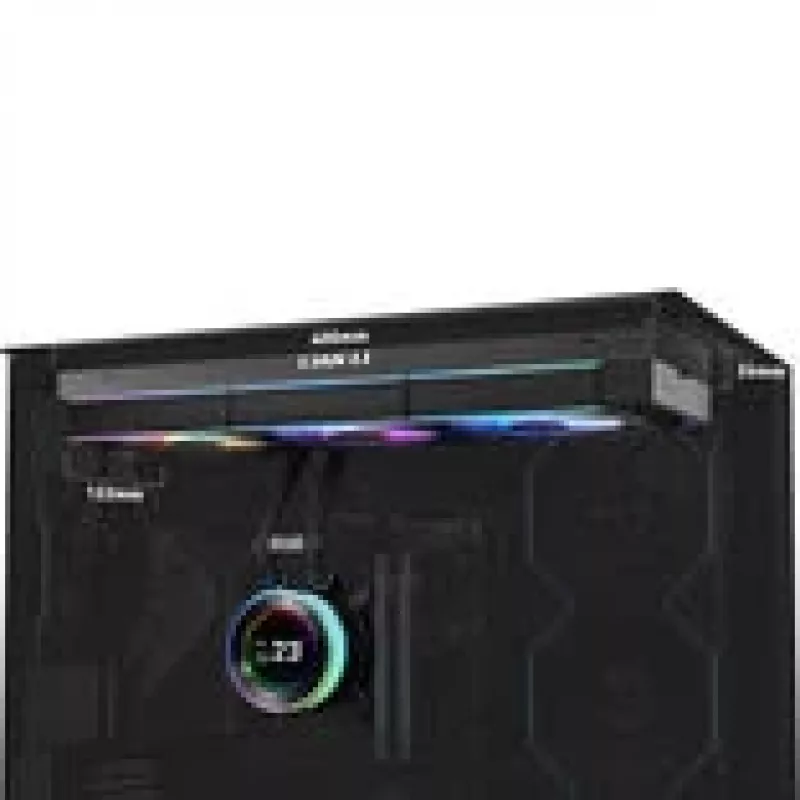 Lian Li GA II Hydroshift II LCD-C 360CL Procesorowy chłodzenie all-in-one cieczą 12 cm Czarny 1 szt.