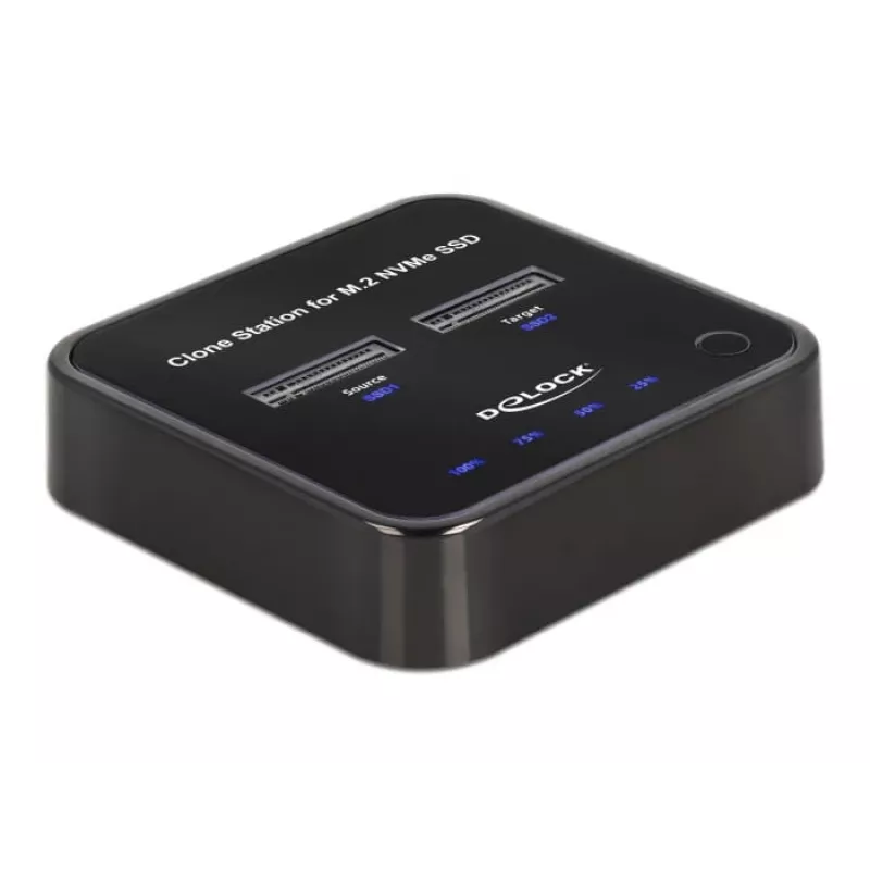 Stacja dokująca DeLOCK M.2 na 2 dyski M.2 NVMe PCIe SSD z funkcją klonowania