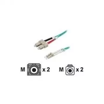 Kabel światłowodowy krosowy ROLINE OM3 50/125µm LC/SC 3m