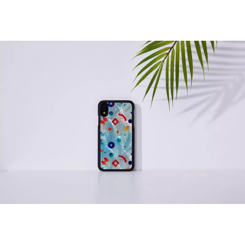 Etui ochronne iKins na iPhone XR — wzór Czarny Poppin Rock
