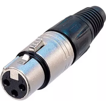 Neutrik NTR-NC5FX - -30 - 80 °C - Czarny - Srebrny - UL - UL 94 HB - IEC 61076-2-103 - IP 40,IEC 68-2-20 (NC5FX)