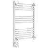 Elektryczny grzejnik łazienkowy Adler AD 7824 600 W, biały, IP24, do montażu na ścianie, 500×900 mm