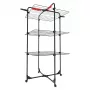 Suszarka na pranie ścienna VILEDA Mixer 3 Ultimate — stalowa, 30 m powierzchni do suszenia, składana, kółka, 131×93×71 cm