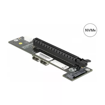 Konwerter 2 x SFF-8654 na PCIe x16 z bifurkacją DeLOCK 64148
