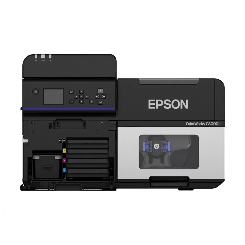 Epson ColorWorks C8000e (BK) drukarka etykiet atramentowa Kolor 600 x 1200 DPI 300 mm/s Przewodowa i bezprzewodowa Ethernet LAN