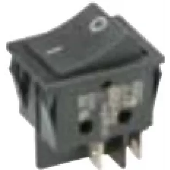 Bachmann 924.095 Przełącznik elektryczny kołyskowy 2P Czarny (924.095)