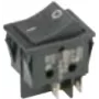 Bachmann 924.095 Przełącznik elektryczny kołyskowy 2P Czarny (924.095)
