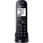Panasonic KX-TGQ200 - Bezprzewodowy telefon cyfrowy - DECT/GAP - Czarny (KX-TGQ200GB)