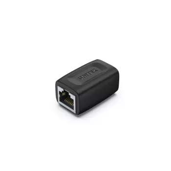 Łącznik kablowy Unitek A1026BK RJ-45 gniazdo-żeńskie Cat7 1 Gbit/s czarny
