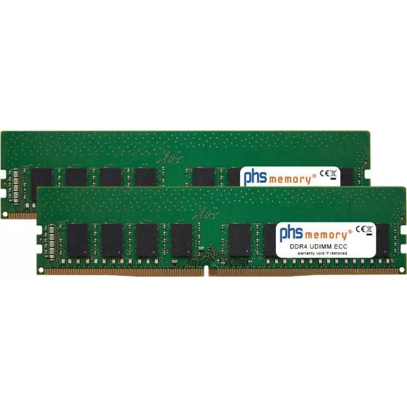 PHS-memory 32 GB (2x 16 GB) zestaw pamięci RAM do Supermicro X11SAE-M DDR4 UDIMM ECC 2133 MHz (SP152432)