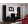 Cama pełna Szafka VIGO '180' 180/40/30 czarny/czarny połysk