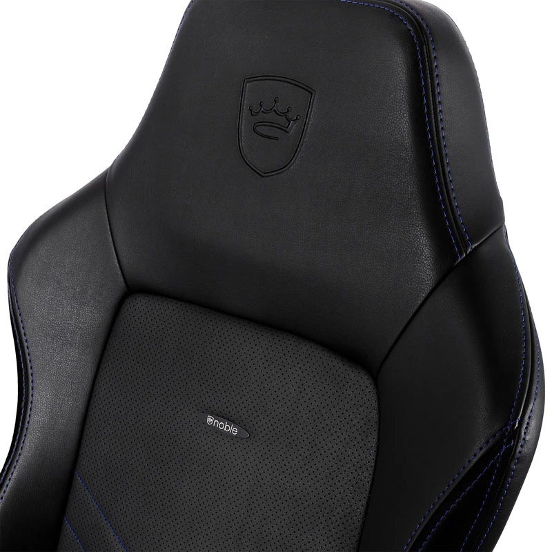 noblechairs HERO fotel gamingowy - Czarny/Niebieski