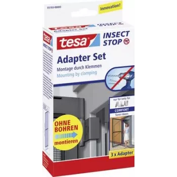 Zestaw adapterów do moskitiery Tesa 55193-03 do moskitiery Alu Comfort