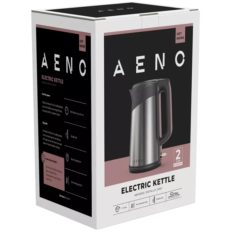 Czajnik elektryczny AENO EK3 1,7 L 2200 W Czarny