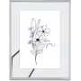 Hama Flower Pojedyncza ramka na zdjęcie Srebrna