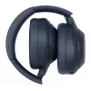 Słuchawki Sony WH1000XM4L.CE7, nauszne, przewodowe i bezprzewodowe (Bluetooth, USB-C), niebieskie, opaska nagłowna