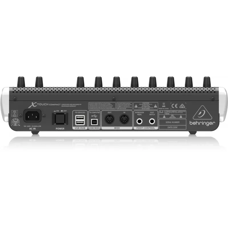 Behringer X-TOUCH COMPACT klawiatura MIDI USB Czarny