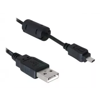 Kabel USB DeLOCK 1,83 m czarny męski/żeński niklowanie