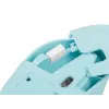 Bezprzewodowa mysz symetryczna NATEC STORK — Bluetooth + USB Type-A, 1600 DPI, 3 przyciski, jasnoniebieska