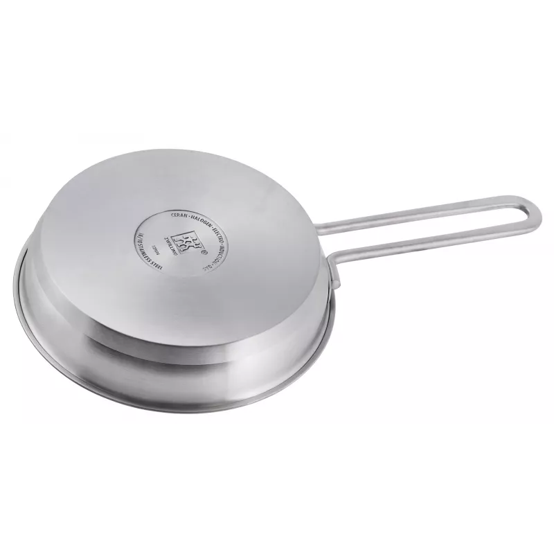 Uniwersalna patelnia ZWILLING Pico okrągła 16 cm, stal nierdzewna, nieprzywierająca, do piekarnika i zmywarki