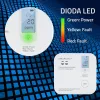 Czujnik tlenku węgla QOLTEC 52577 — alarm zasilany bateriami, poziom dźwięku 85 dB