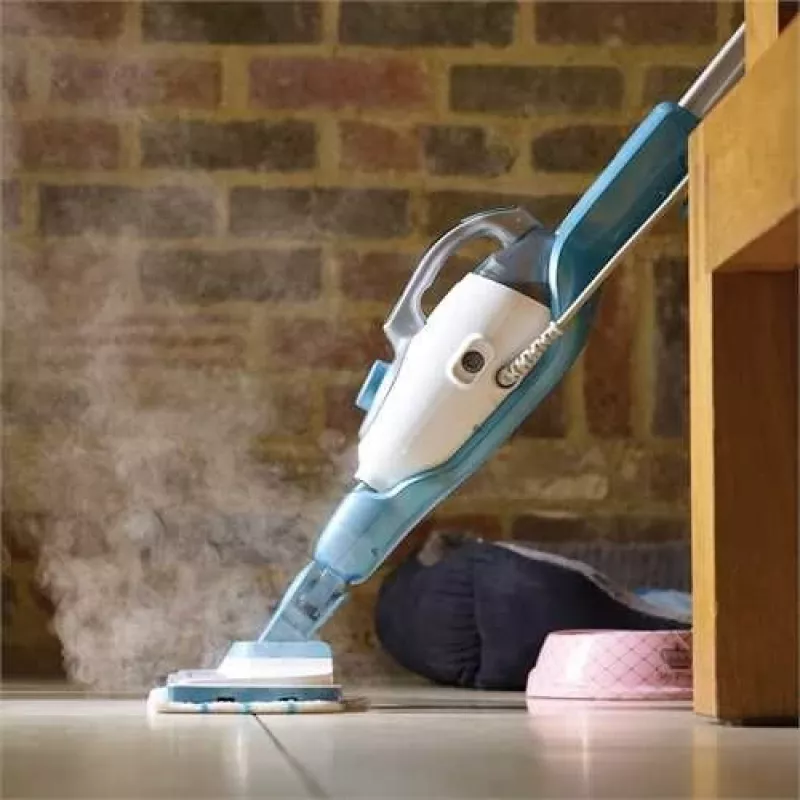 Mop parowy Czarny & Decker FSMH1351SM-QS — 1300 W, zbiornik 0,5 l, przewód 6 m, 9 w 1 do twardych podłóg