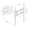 Uchwyt do telewizora 21-75 inch 50kg, MC-788