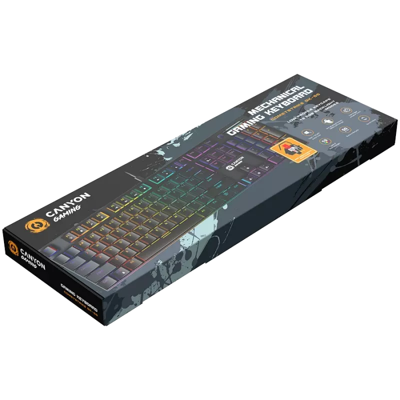 Klawiatura CANYON Cometstrike GK-55 EN/RU przewodowa