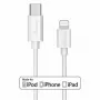kabel USB MediaRange MRCS215 1m USB C USB C/Lightning biały