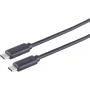Kabel USB S/CONN 13-48026 USB 3.2 Gen 2x2 1 m USB C biały