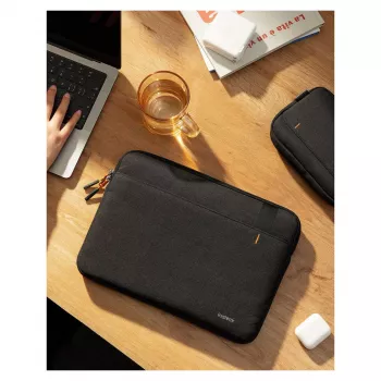 Etui na laptop Inateck LB01011-13S dla laptopów 13-calowych z kieszenią na akcesoria, czarny