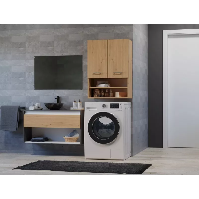 Szafka łazienkowa Topeshop POLA MINI DK ARTISAN Dąb