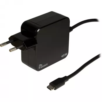 Ładowarka Inter-Tech PD-2045 Uniwersalna Czarna AC do użytku wewnętrznego 20V USB-C