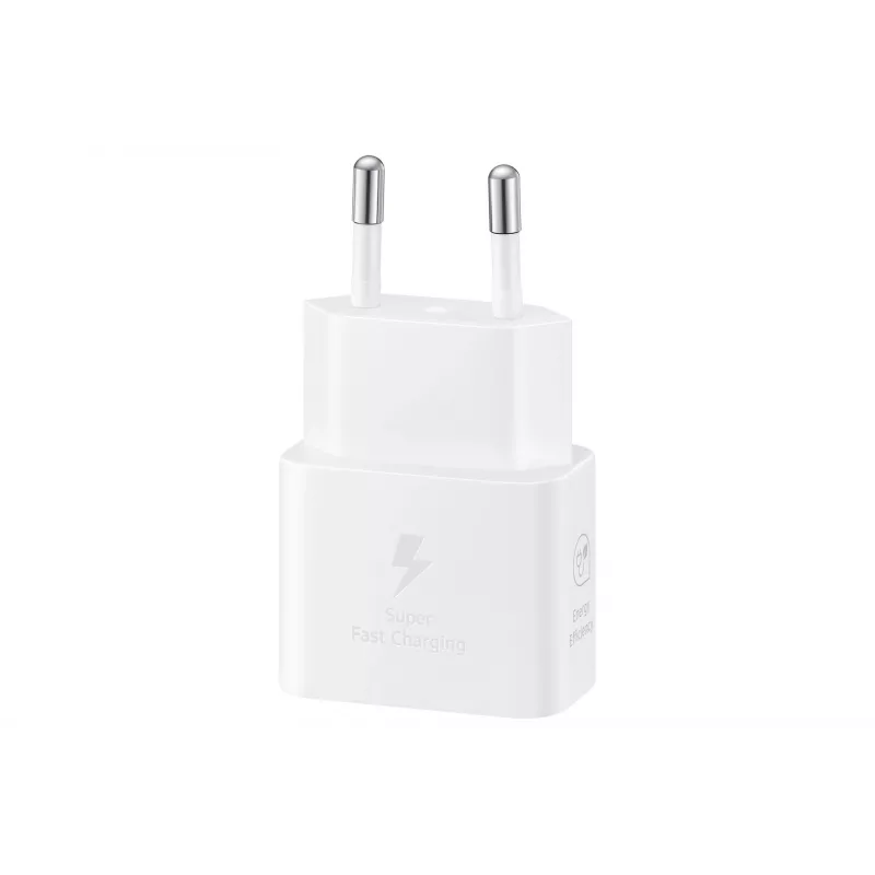 Szybka ładowarka sieciowa USB Samsung EP-T2510 25 W biała, USB‑C, PPS, Super Fast Charging