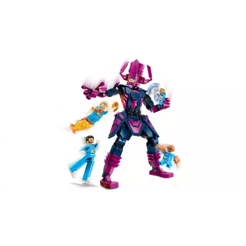 LEGO zestaw konstrukcyjny Marvel Super Heroes 76316 — Fantastyczna Czwórka: Minifigurka Galactus, 427 elementów, 4 minifigurki, wiek 9+