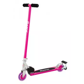 Classic scooter Razor S Spark Sport dla dzieci, składany, stalowa rama i podest, 2 koła, wysokość 825 mm, maks. obciążenie 100 kg, Czarny/Różowy